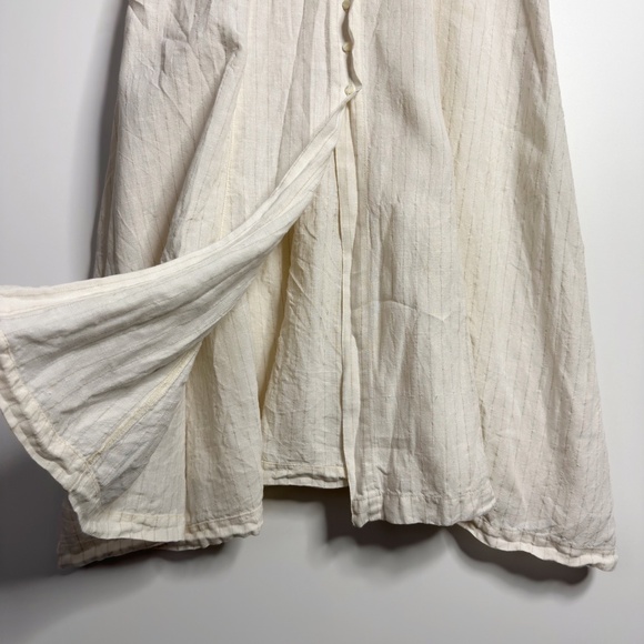 KRISTA LARSON Linen Striped Shirt Dress - Picture 5 of 12